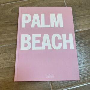 Pink 'Palm Beach' Typography Book
